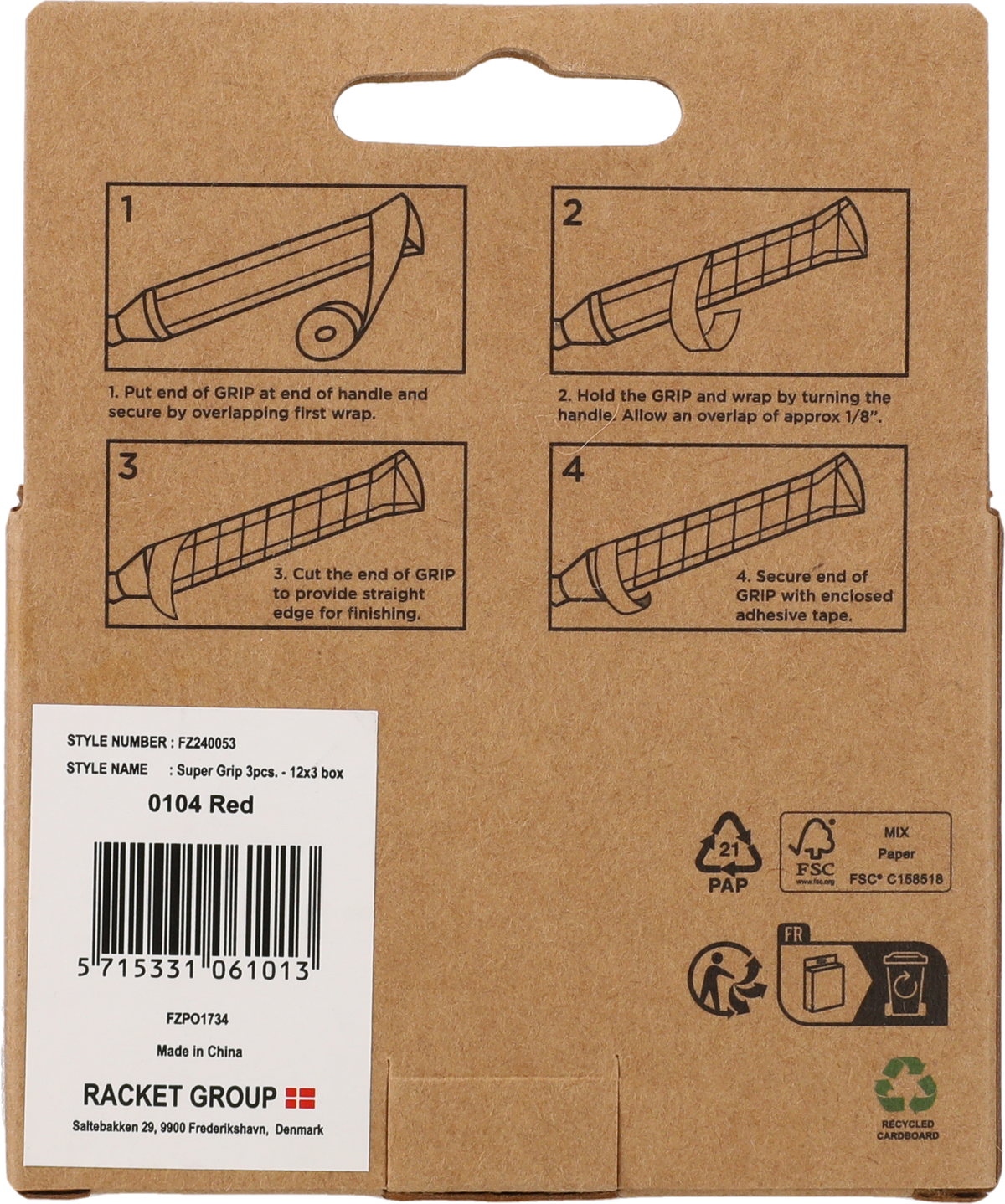 FZ Forza Super Grip 3 vnt