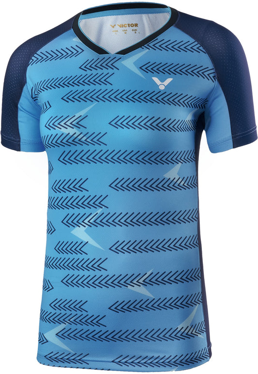 VICTOR SHIRT INTERNATIONAL FEMALE BLUE 6649