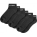 Comfort Sock short 3 pack, Black  color